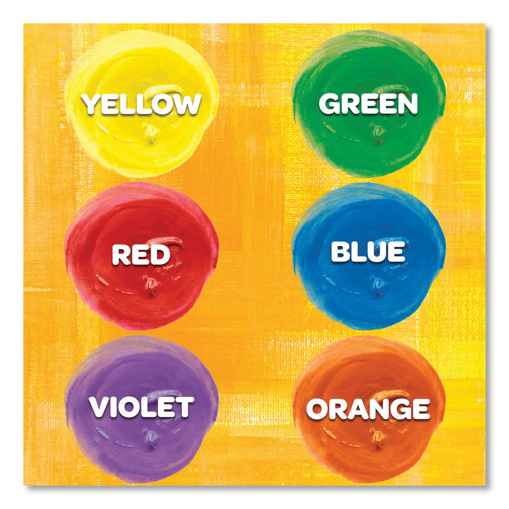 Washable Paint, 6 Assorted Colors, 2 oz Bottle, 6/Pack