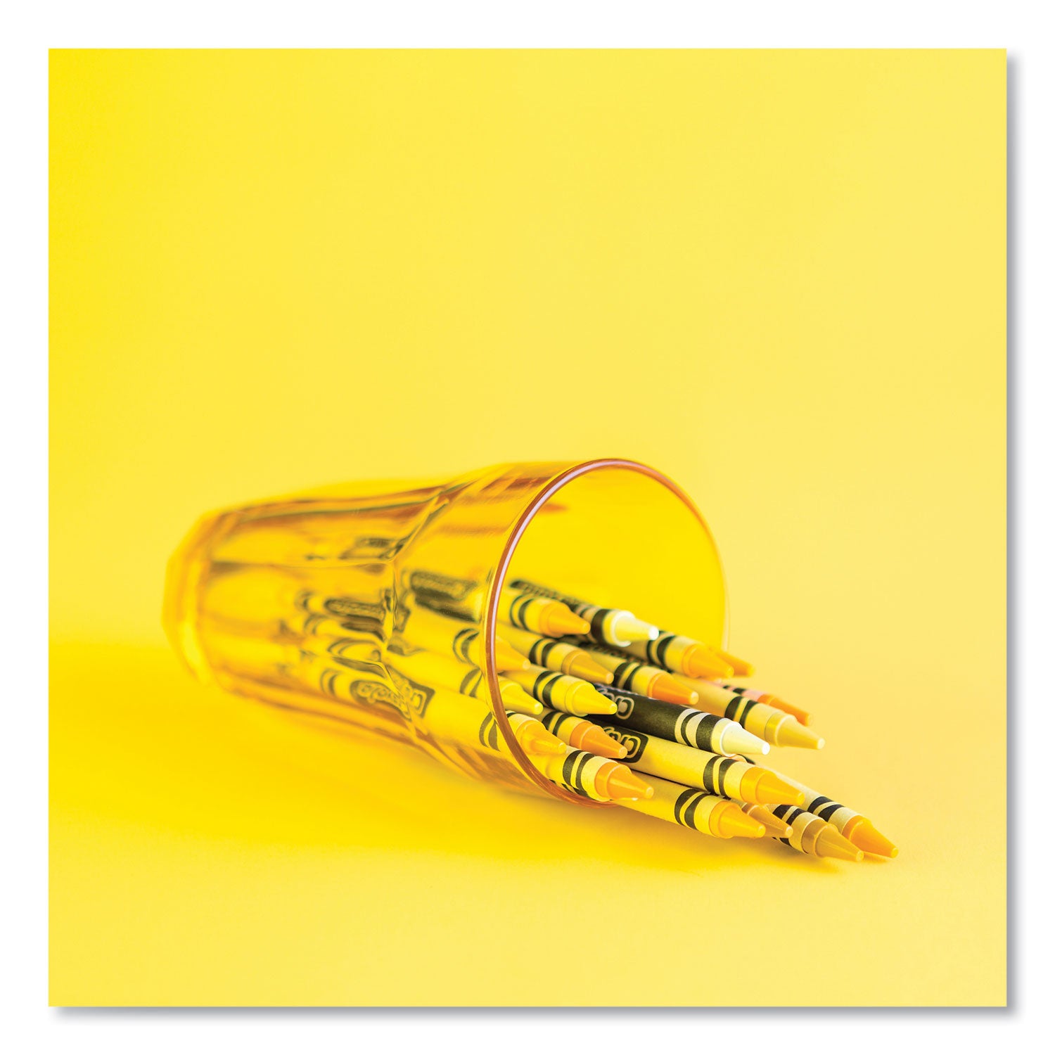 Bulk Crayons, Yellow, 12/Box