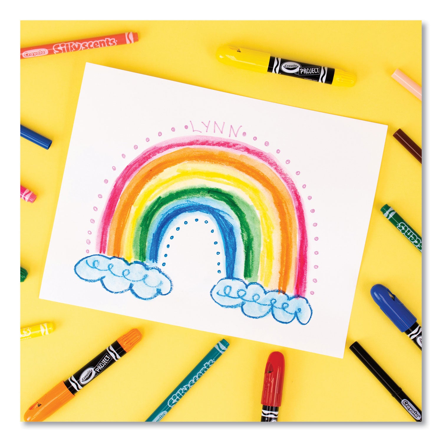 Bulk Crayons, Yellow, 12/Box
