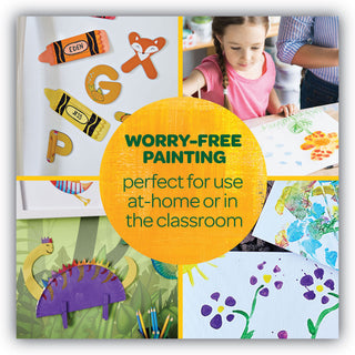 Washable Paint, Peach, 16 oz Bottle