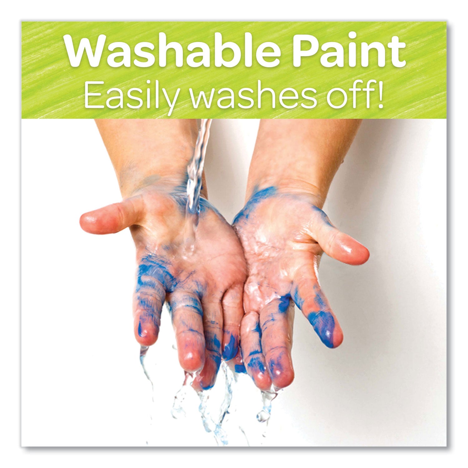 Washable Paint, Peach, 16 oz Bottle