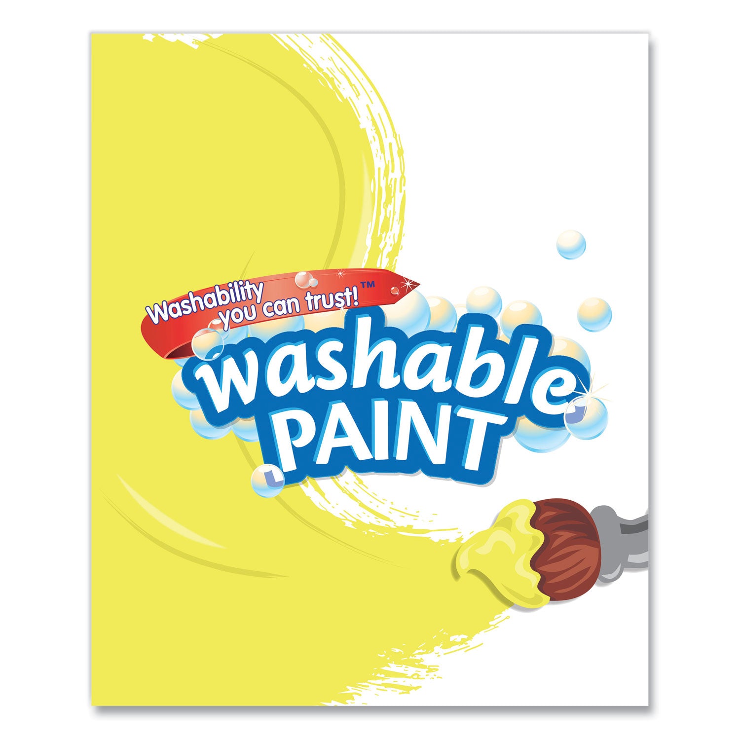 Washable Paint, Peach, 16 oz Bottle - 