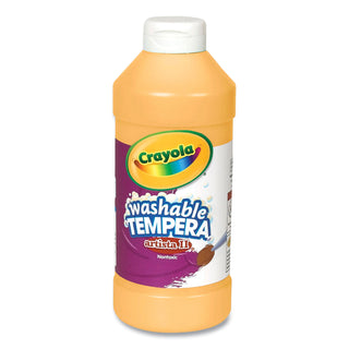Crayola Artista II Washable Tempera Paints - 16 fl oz - 1 Each - Peach