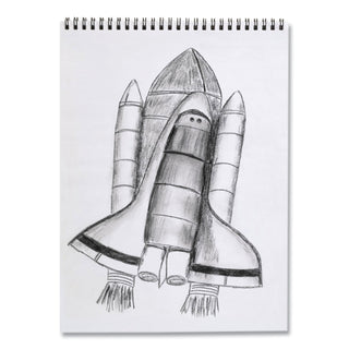 Art1st Artist's Sketch Pad, Unruled, 30 White 9 x 12 Sheets