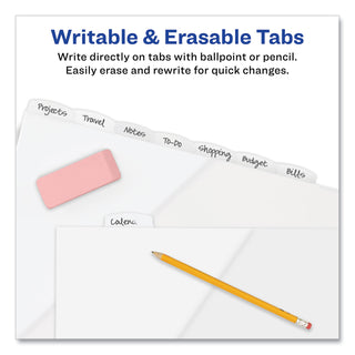 write-and-erase-durable-plastic-dividers-with-straight-pocket-8-tab-1113-x-925-white-1-set_ave16826 - 4