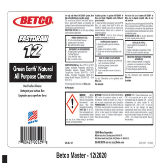 Green Earth FASTDRAW Natural Degreaser - For Carpet, Multi Surface - Concentrate - 67.6 fl oz (2.1 quart) - Clean Scent - 1 Each - Green