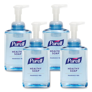 PURELL HEALTHY SOAP Gentle & Free Foam - 1.09 lb - Pump Dispenser - Dirt Remover, Kill Germs - Hand, Skin - Moisturizing - Clear - Phthalate-free, Paraben-free, Non-irritating, Non-foaming, Fragrance-free, Antibacterial-free, Dye-free, Triclosan