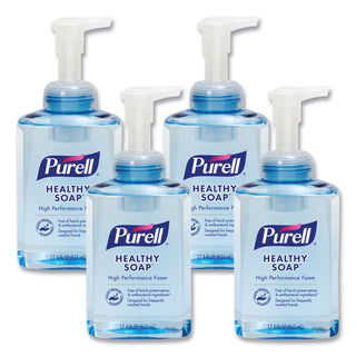 PURELL CRT HEALTHY SOAP High Performance Foam - 17.4 fl oz (514.6 mL) - Pump Bottle Dispenser - Dirt Remover, Kill Germs - Hand - Clear - 1 / Each