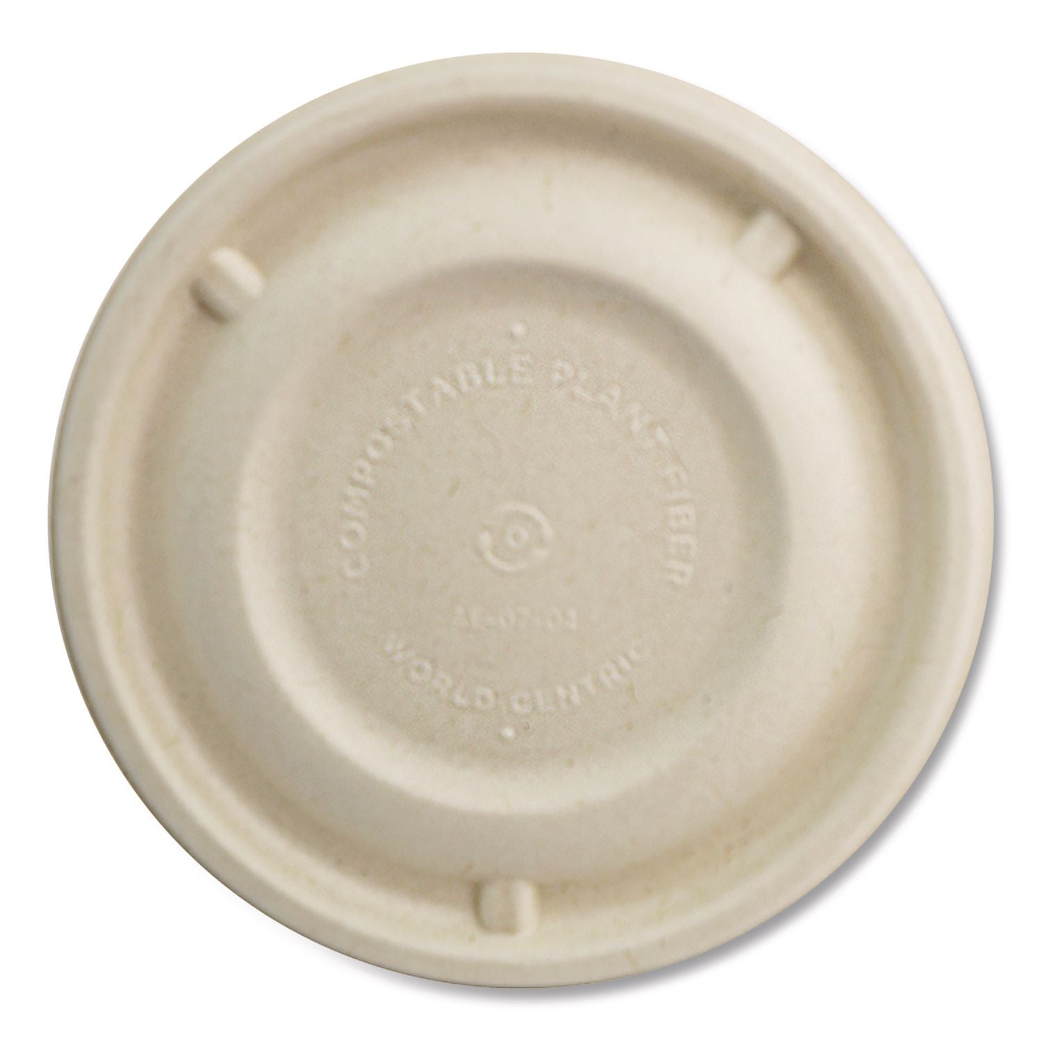 Fiber Lids for Bowls, 4.7" dia, Paper, 500/Carton
