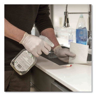 Latex Disposable Gloves, Powder-Free, 4 mil, Large, Ivory, 100 Gloves/Box, 10 Boxes/Carton
