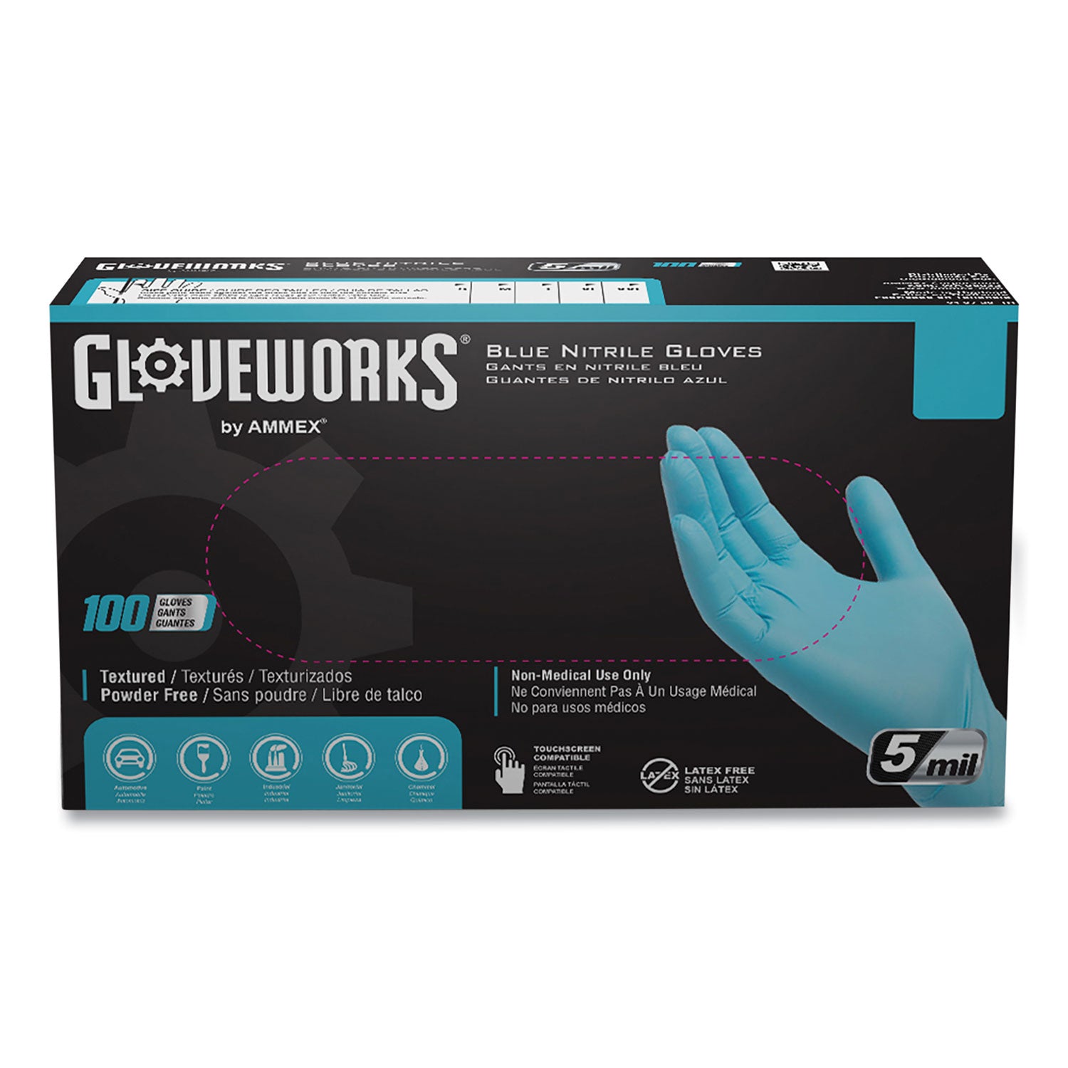 industrial-nitrile-gloves-powder-free-5-mil-blue-large-100-gloves-box-10-boxes-carton_axcinpf46100 - 2