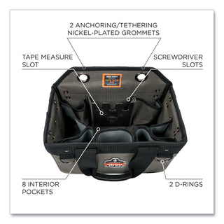 arsenal-5844-bucket-truck-tool-bag-w-tethering-attachment-points-8-compartments-13-x-75-x-75-gray-ships-in-1-3-bus-days_ego13742 - 4
