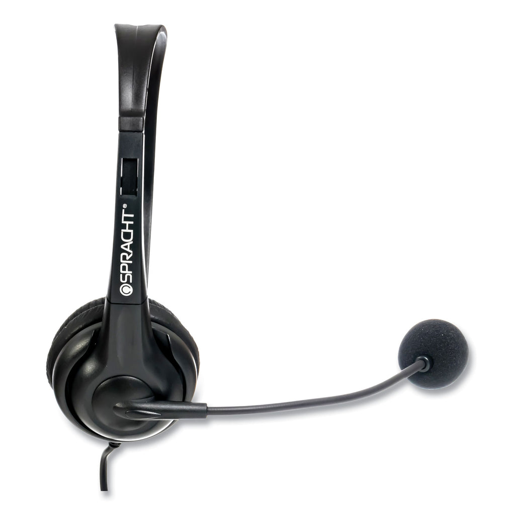 ZuM ZuM350M Monaural Over The Head Headset, Black