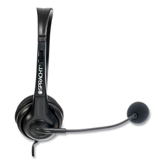 ZuM ZuM350M Monaural Over The Head Headset, Black
