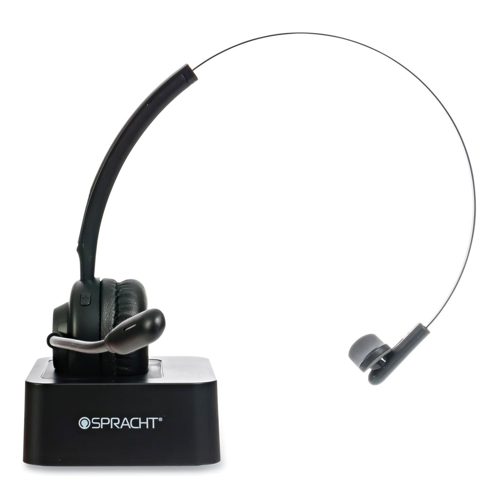 ZuM BT Mobile Office Monaural Over The Head Headset, Black