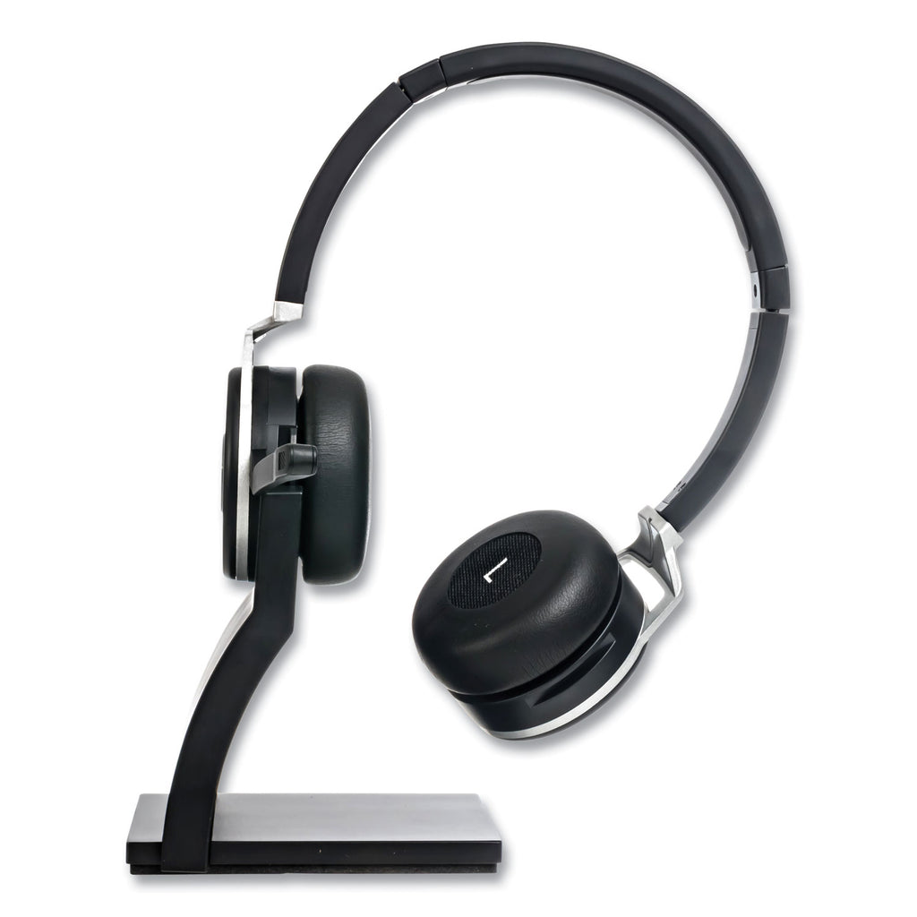 Spracht Prestige Combo Headset - USB - Wired/Wireless - Bluetooth - 33 ft - Over-the-head - Noise Cancelling Microphone - Black