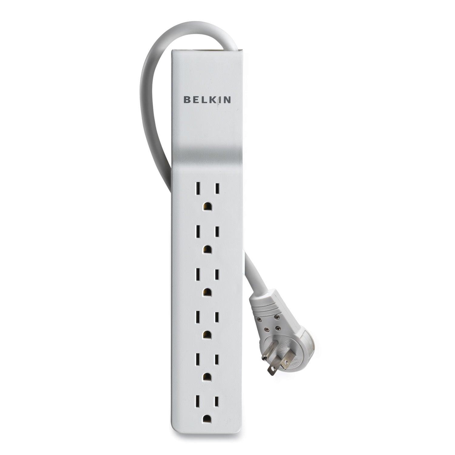 home-office-surge-protector-with-rotating-plug-6-ac-outlets-6-ft-cord-720-j-white_blkbe10600006r - 2