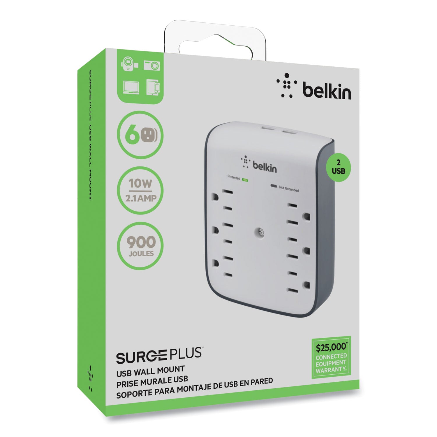 surgeplus-usb-wall-mount-charger-6-ac-outlets-2-usb-ports-900-j-white-black_blkbsv602tt - 2