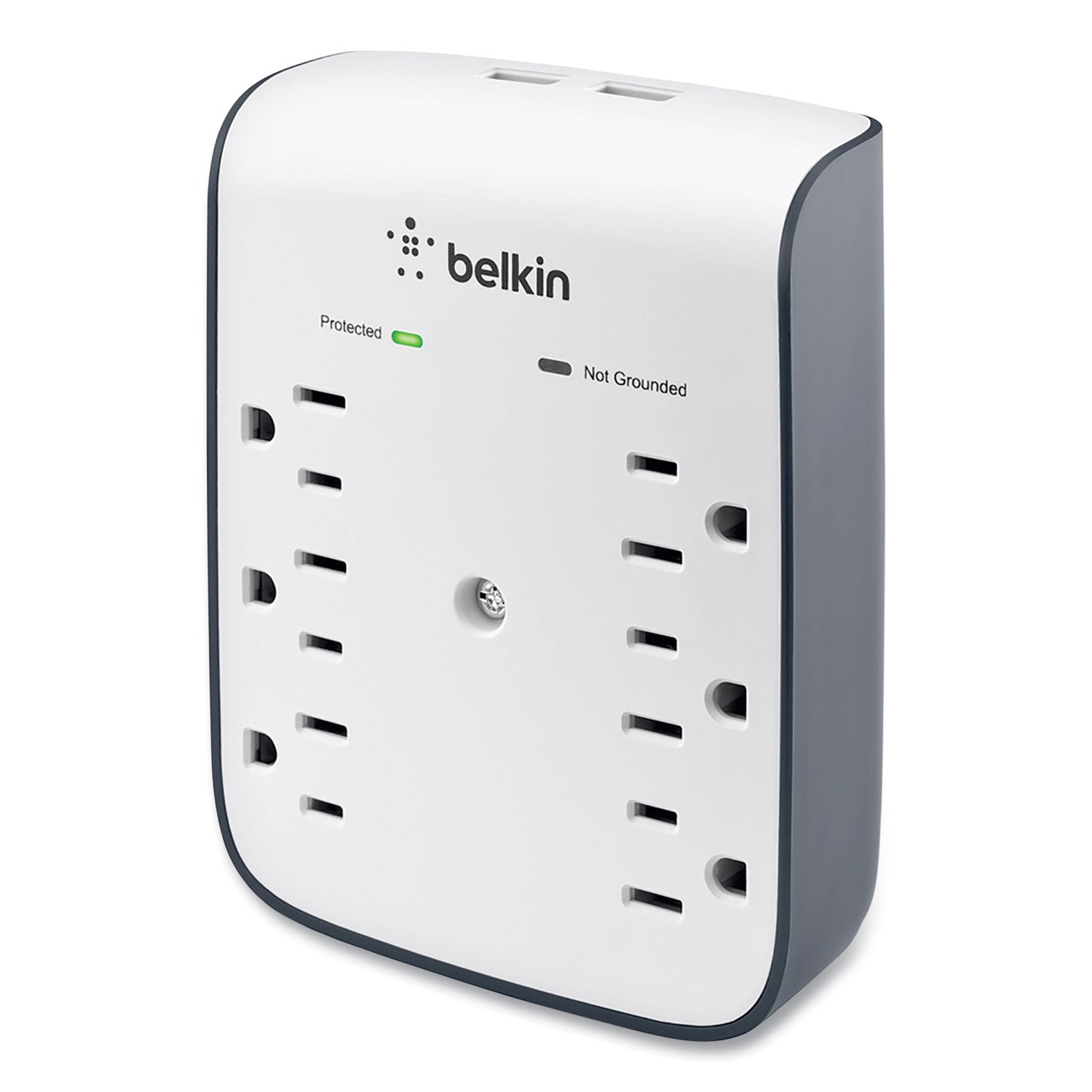 surgeplus-usb-wall-mount-charger-6-ac-outlets-2-usb-ports-900-j-white-black_blkbsv602tt - 5