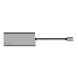 USB-C Multimedia Hub, 6 Ports, Space Gray