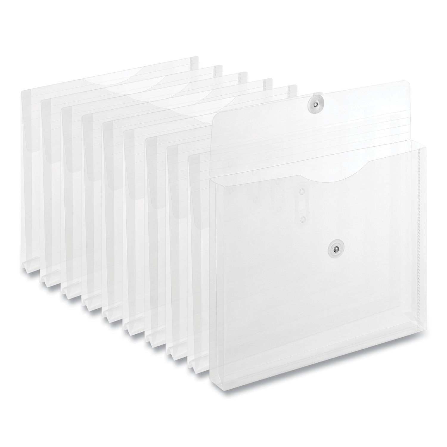 side-opening-poly-envelopes-1-expansion-letter-size-clear-10-pack_unv50770 - 1