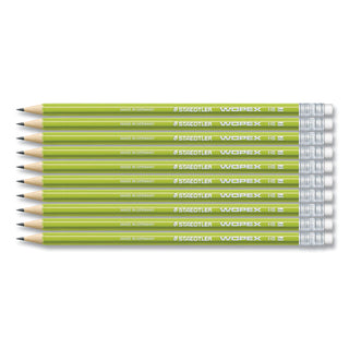 wopex-extruded-pencil-hb-#2-black-lead-green-barrel-10-pack_std182c10a6 - 2