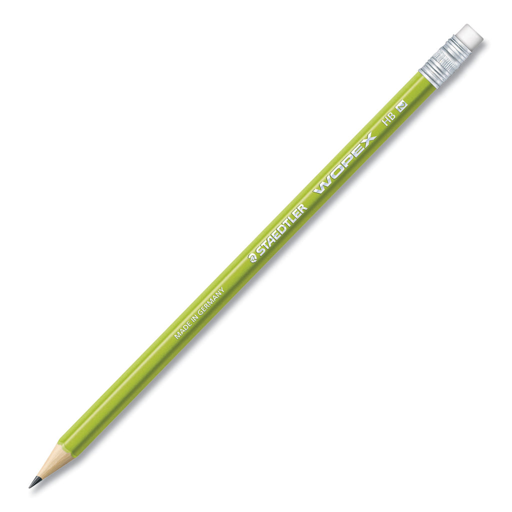wopex-extruded-pencil-hb-#2-black-lead-green-barrel-10-pack_std182c10a6 - 3