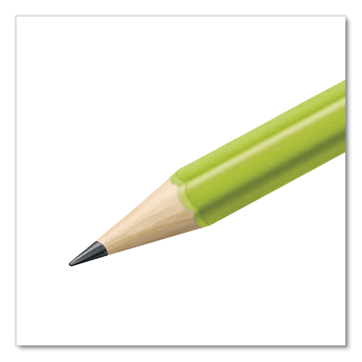 wopex-extruded-pencil-hb-#2-black-lead-green-barrel-10-pack_std182c10a6 - 4