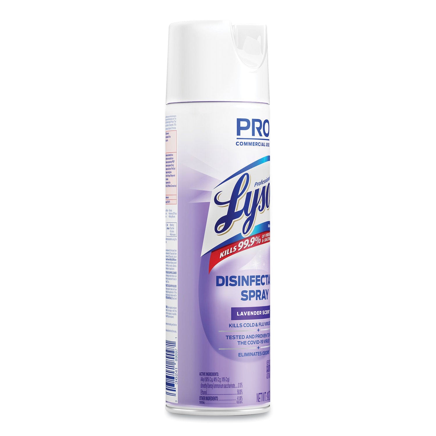 Disinfectant Spray, Lavender, 19 oz Aerosol Spray - 