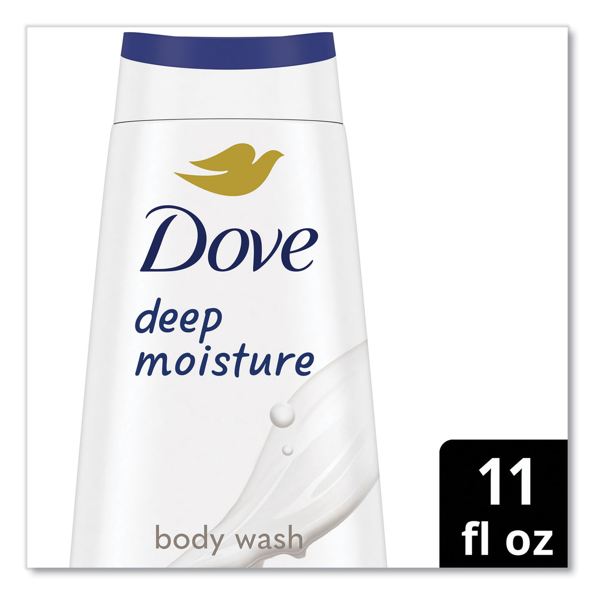 Dove Body Wash Deep Moisture, 11 oz Bottle, 6/Carton