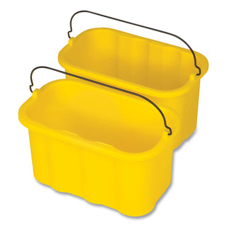 Rubbermaid Commercial 10-quart Sanitizing Caddy - 2.50 gal - 8" x 14" x 7.5" - Yellow - 1 Each