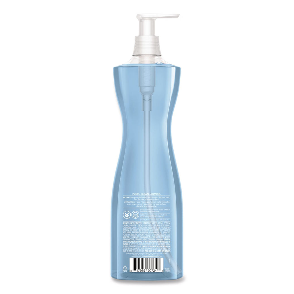 Dish Soap Pump, Hour-Glass Bottle Shape, Sea Minerals Scent, 18 oz Pump Bottle, 6/Carton