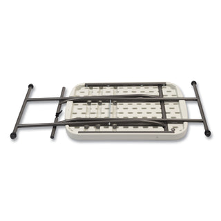 height-adjustable-personal-folding-table-rectangular-2663-x-255-x-25-to-36-white-top-dark-gray-legs_ale65604n - 2