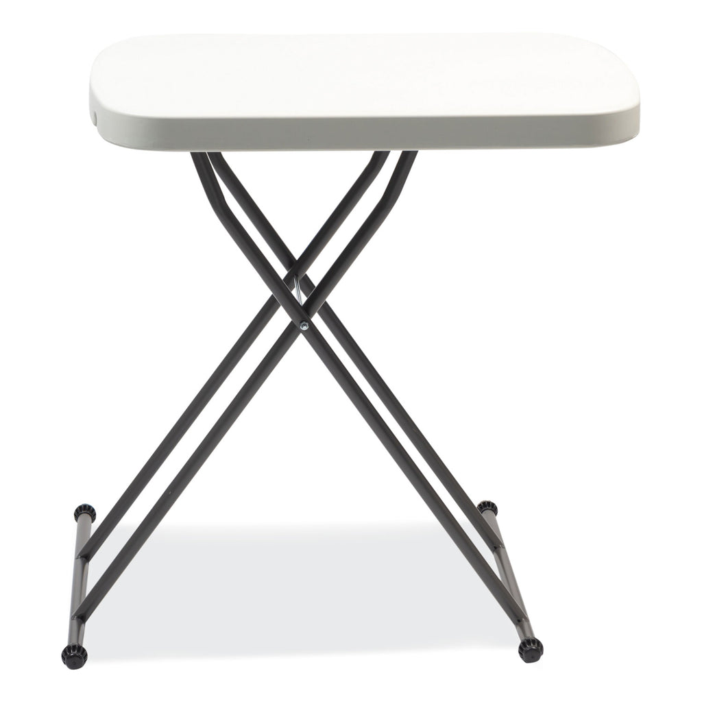 height-adjustable-personal-folding-table-rectangular-2663-x-255-x-25-to-36-white-top-dark-gray-legs_ale65604n - 5