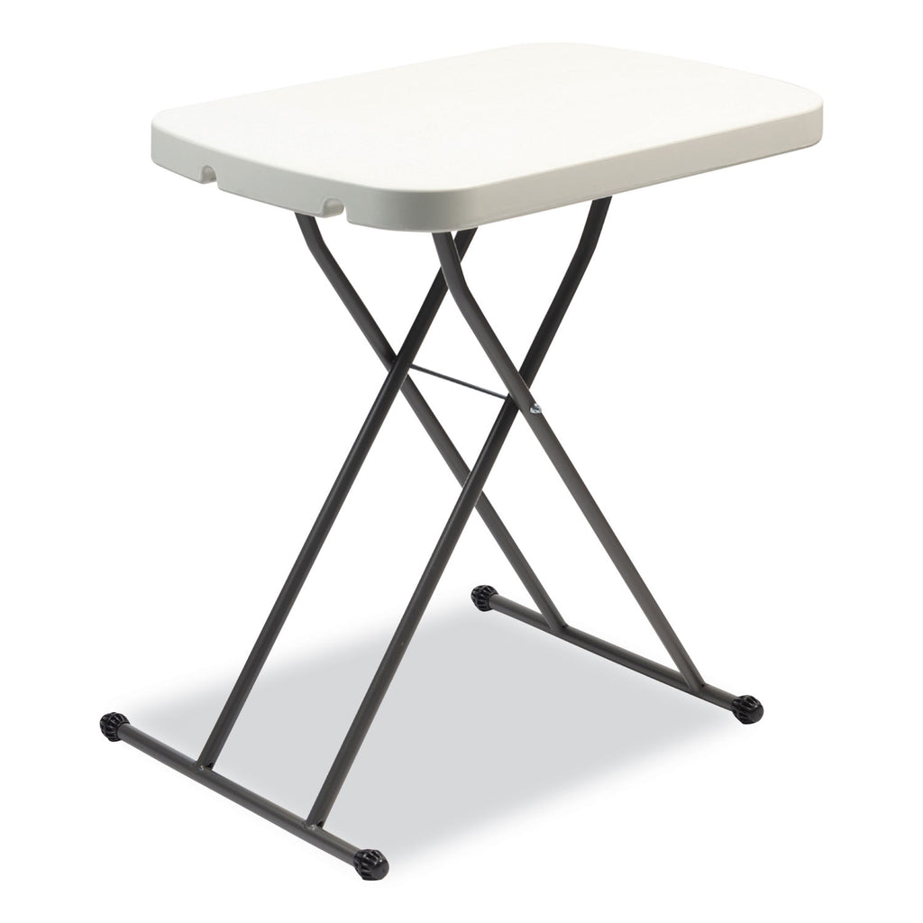 height-adjustable-personal-folding-table-rectangular-2663-x-255-x-25-to-36-white-top-dark-gray-legs_ale65604n - 6