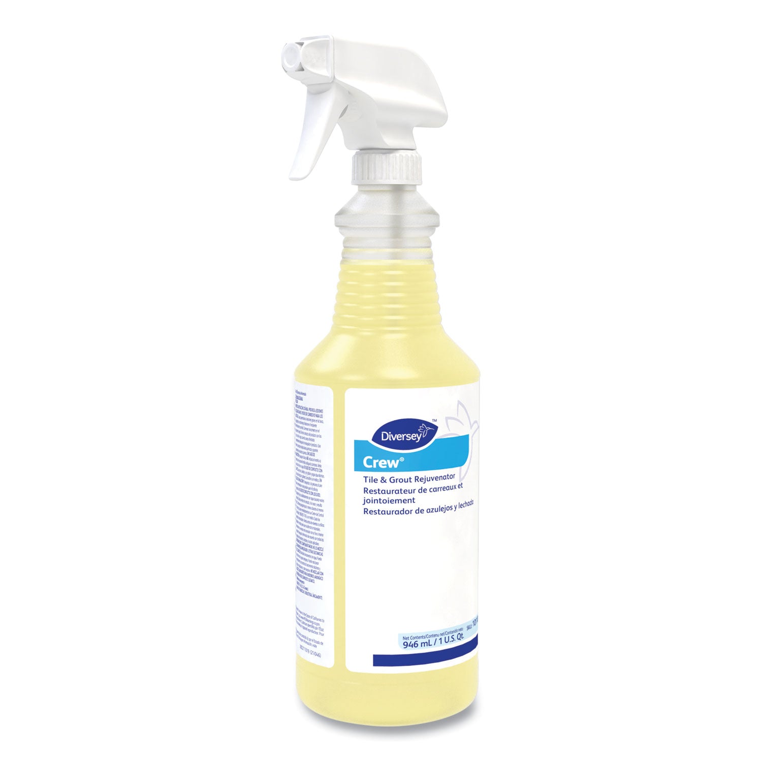 Crew Tile and Grout Rejuvenator, 32 oz Spray Bottle, 12/Carton