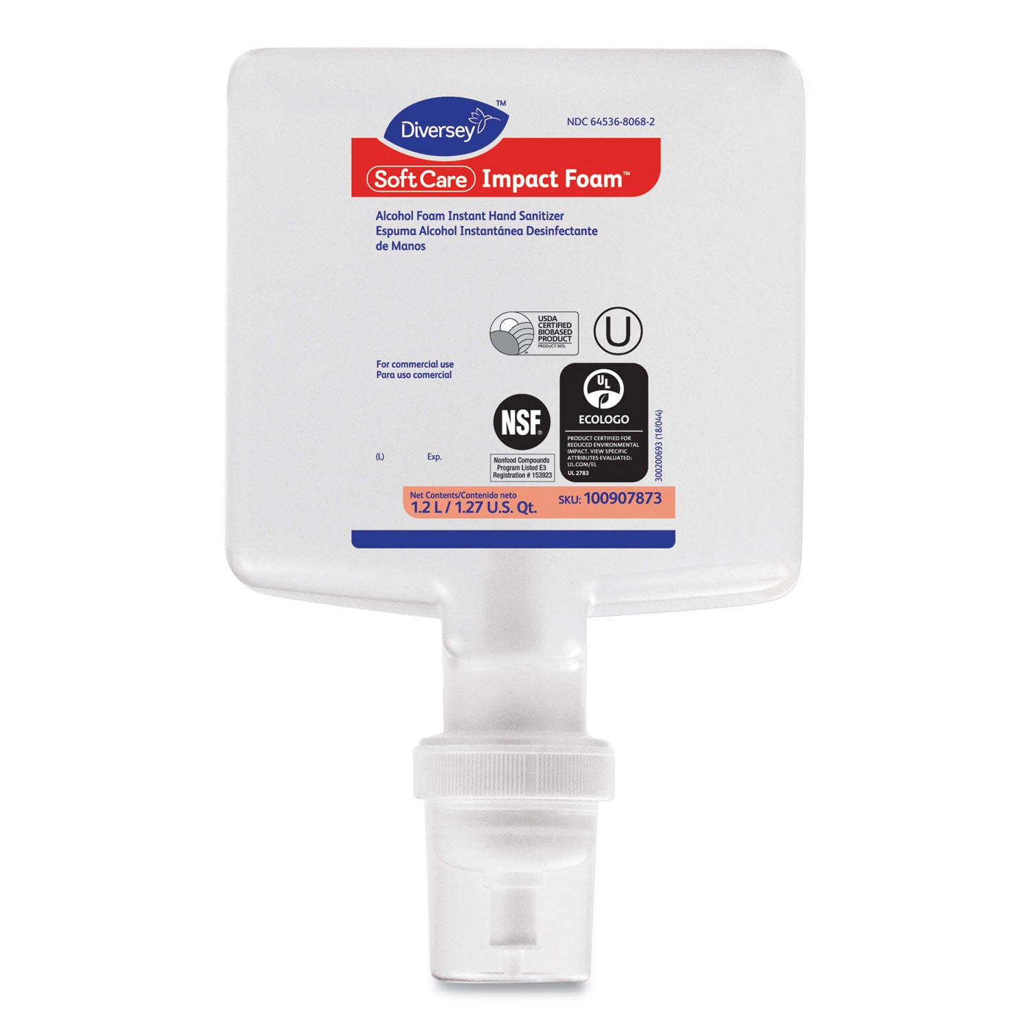 soft-care-impact-foam-hand-sanitizer-for-intellicare-dispensers-1200-ml-cartridge-alcohol-scent-6-carton_dvo100907873 - 2