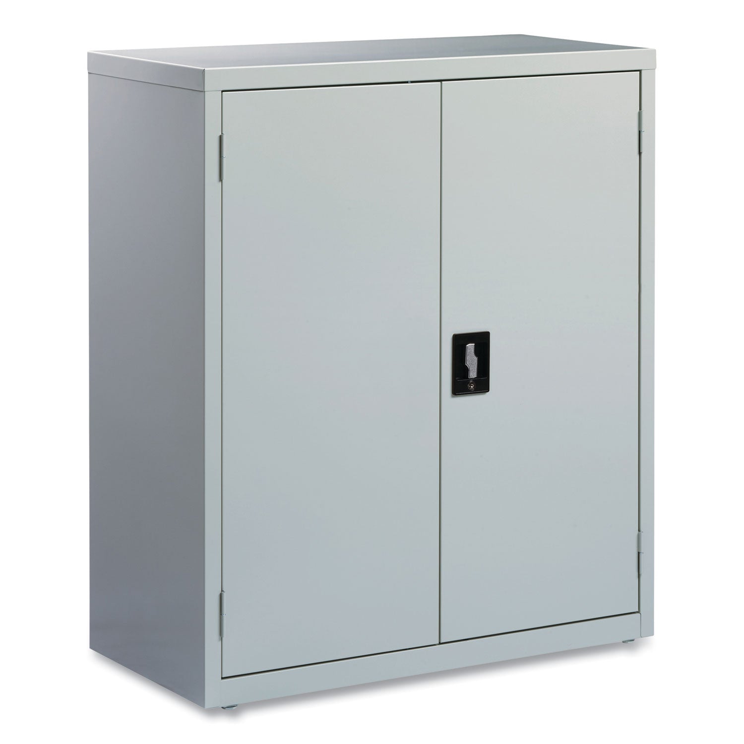 Fully Assembled Storage Cabinets, 3 Shelves, 36" x 18" x 42", Light Gray