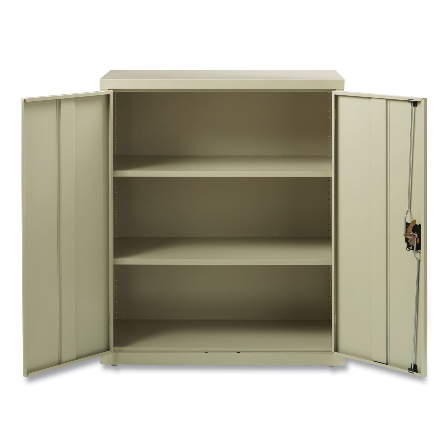 Fully Assembled Storage Cabinets, 3 Shelves, 36" x 18" x 42", Putty
