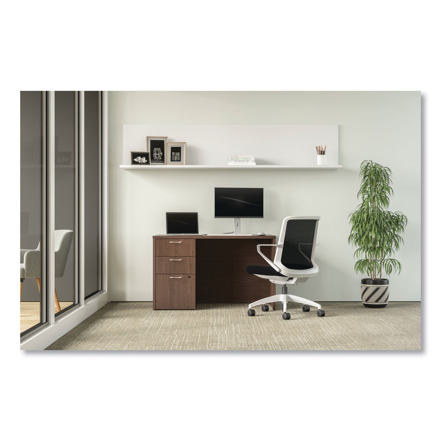 cliq-office-chair-supports-up-to-300-lb-17-to-22-seat-height-black-seat-back-white-base-ships-in-7-10-business-days_honclqimcu10dw - 3