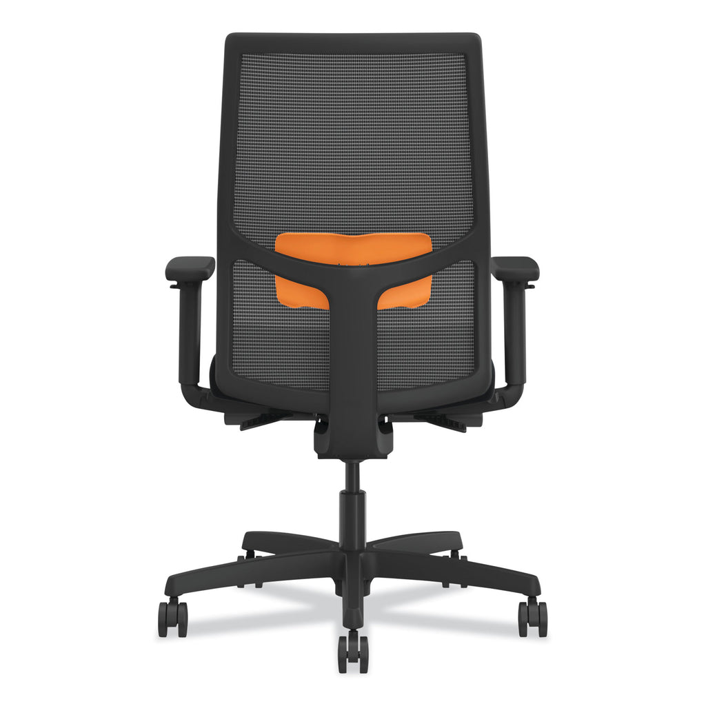 ignition-20-4-way-stretch-mid-back-mesh-task-chair-orange-adjustable-lumbar-support-black-ships-in-7-10-business-days_honi2mm2amc10mt - 2