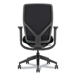 Flexion Mesh Back Task Chair, Supports Up to 300lb, 14.81" to 19.7" Seat Height, Black Seat/Back/Base