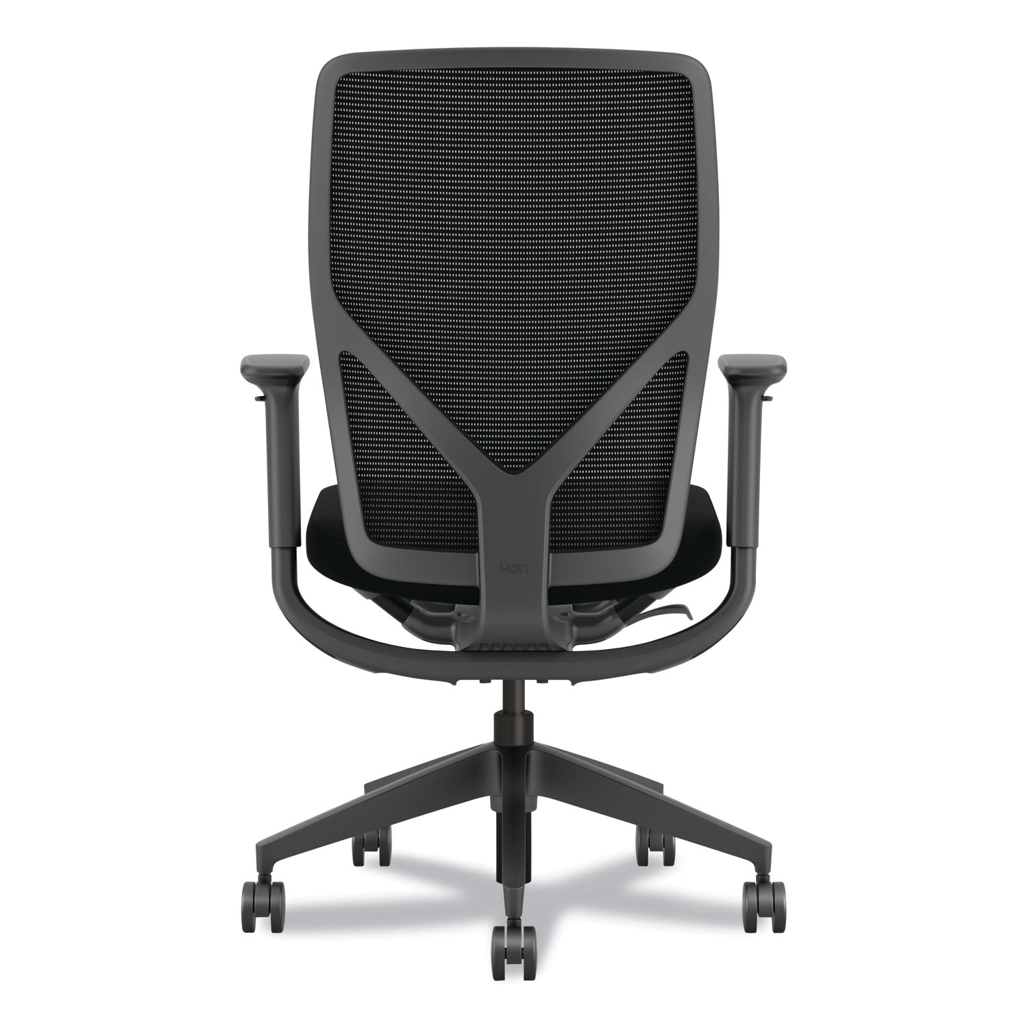 Flexion Mesh Back Task Chair, Supports Up to 300lb, 14.81" to 19.7" Seat Height, Black Seat/Back/Base - 2
