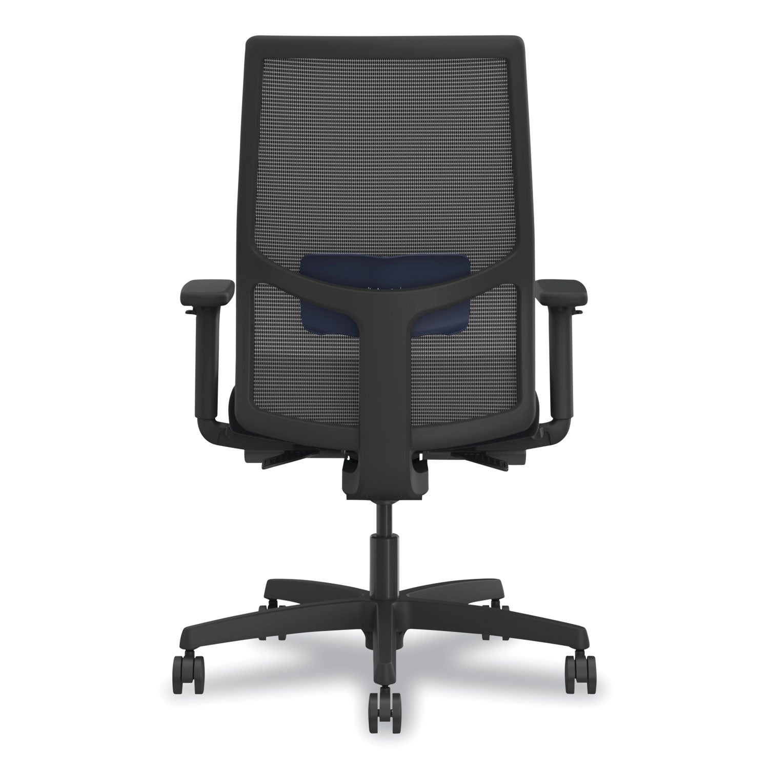 ignition-20-4-way-stretch-mid-back-mesh-task-chair-navy-blue-adjustable-lumbar-support-black-ships-in-7-10-business-days_honi2mm2amc10et - 2