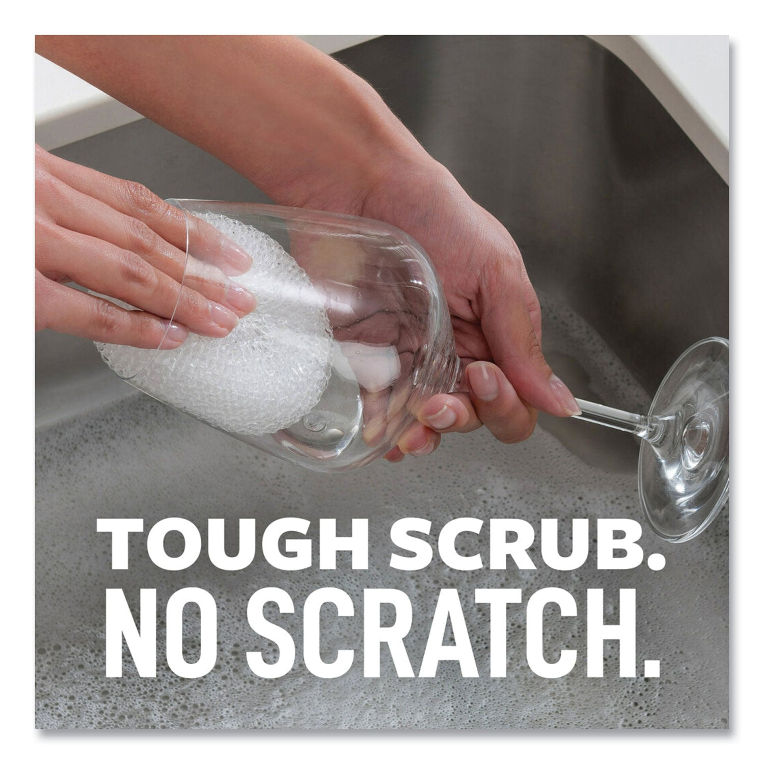 greener-clean-recycled-scrubbing-circle-35-diameter-07-thick-white-3-pack_mmm215gc - 3