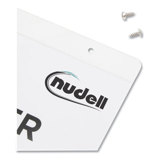 Clear Plastic Vertical-Orientation Wall Sign Holder with Mounting Screws, Quick-Change Insert System, 11 x 17 Insert - 