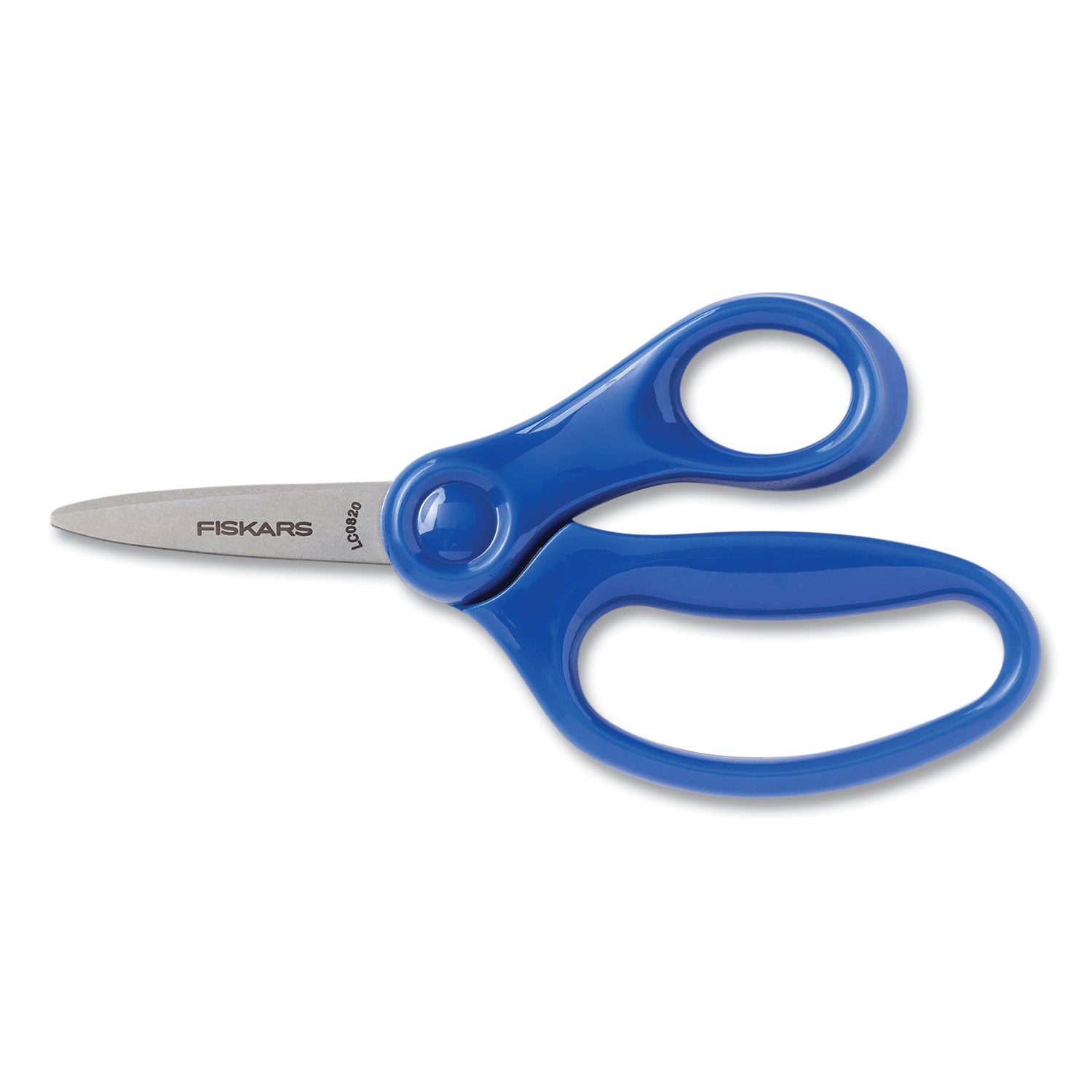 Kids Scissors, Pointed Tip, 5" Long, 1.75" Cut Length, Straight Handles, Assorted Colors, 12/Pack