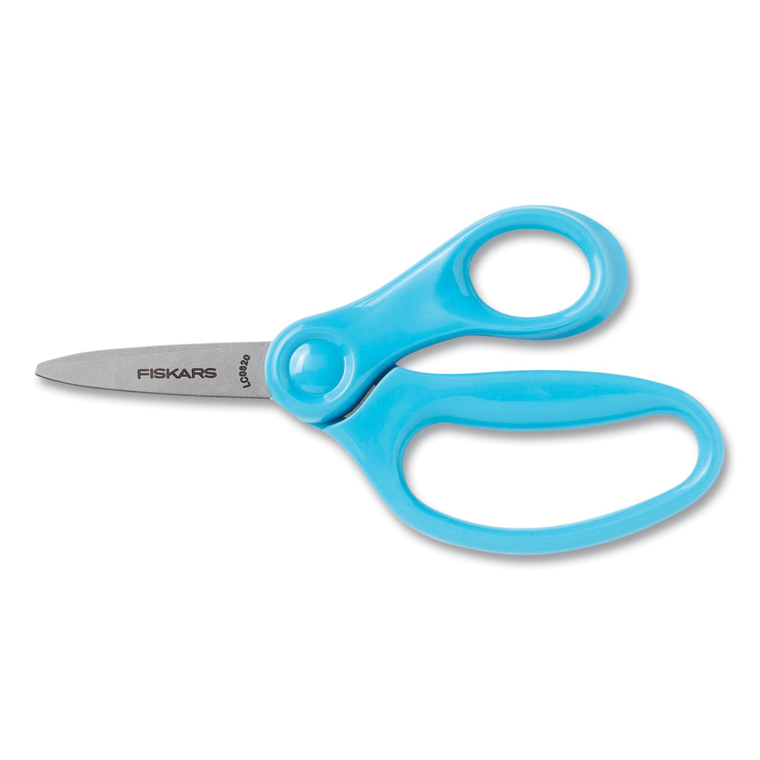 Kids Scissors, Pointed Tip, 5" Long, 1.75" Cut Length, Straight Handles, Assorted Colors, 12/Pack