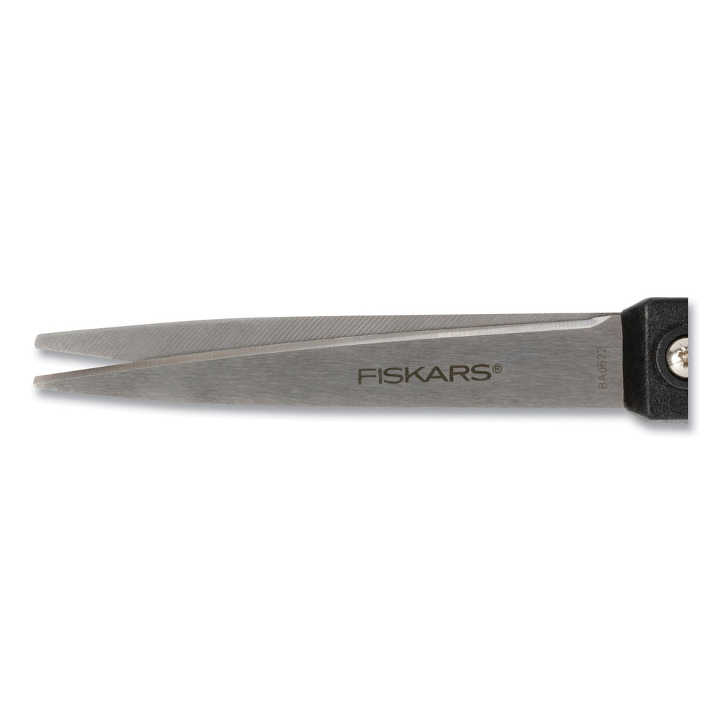 Scissors, Pointed Tip, 10" Long, Black Straight Handle