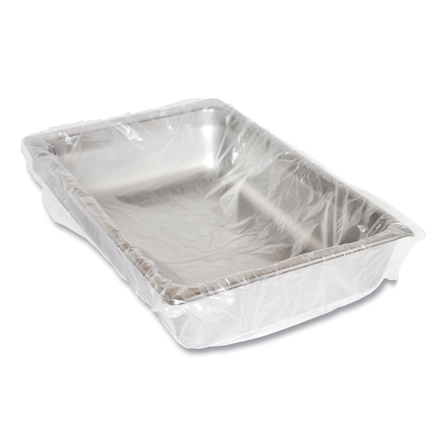 Steam Pan Liners With Twist Ties, For 1/2 Pan Sized Steam Pans, 0.02 mil, 17" x 23.5", 250/Carton
